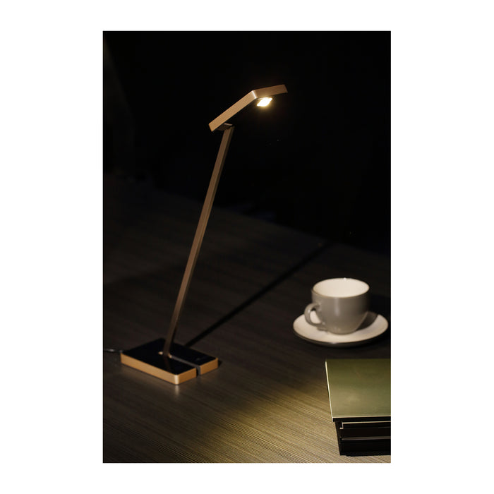 OUTLET Beta LED työpistevalaisin - Musta/harjattu teräs